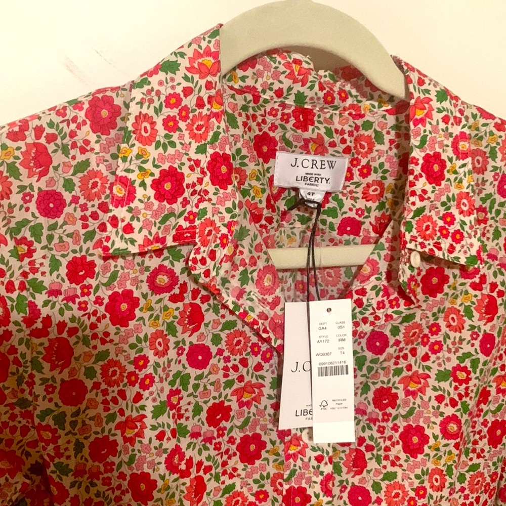 J. crew Liberty shirt dress